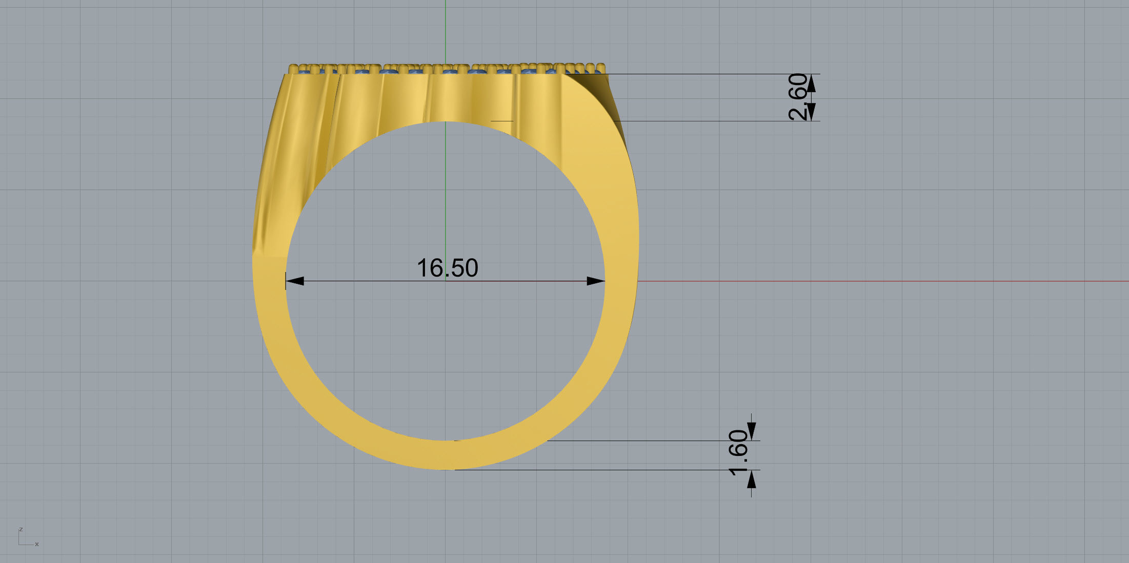 1997 Ring Size 16 5  3D print model_9