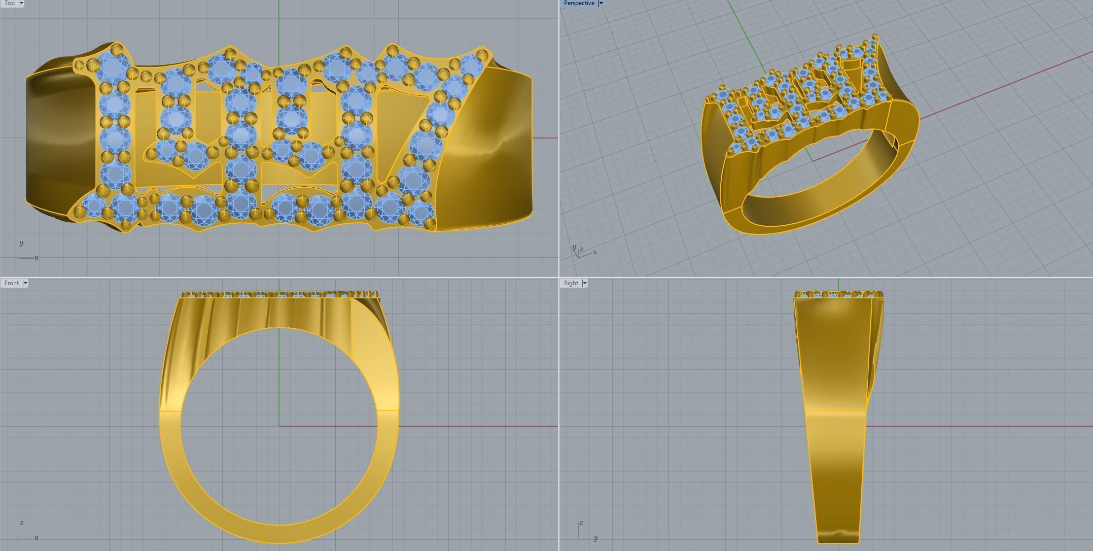 1997 Ring Size 16 5  3D print model_11