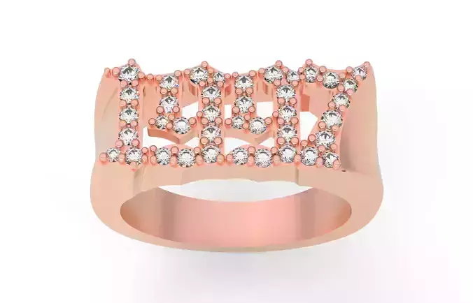 1997 Ring Size 17 5 3D print model