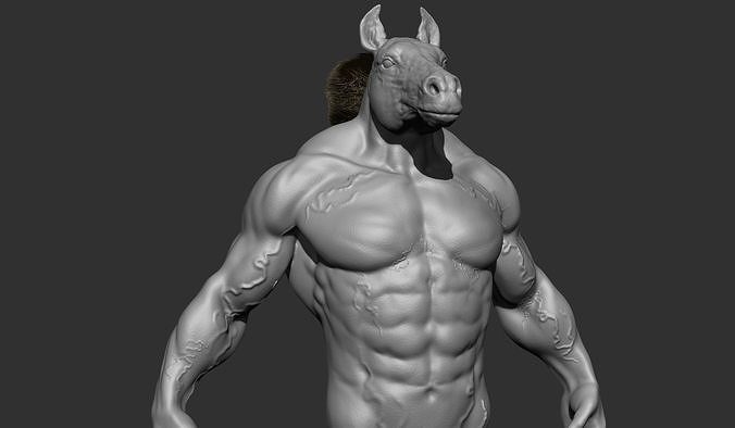 Wolf and horse king both are ready for printing combo pack 3D print model