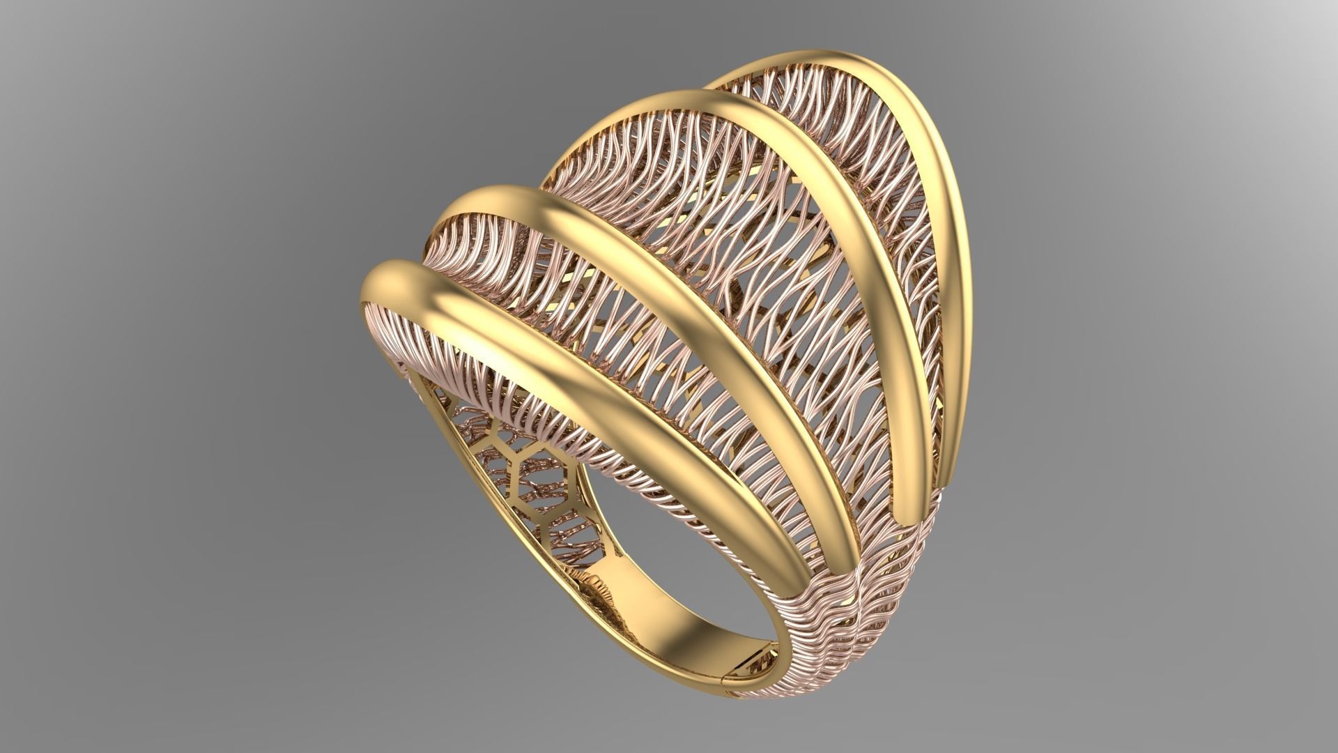 Batch file of 11 ring collections 3D print model_6