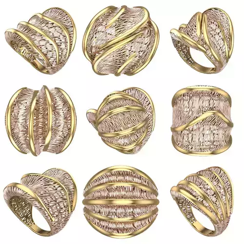 Batch file of 11 ring collections