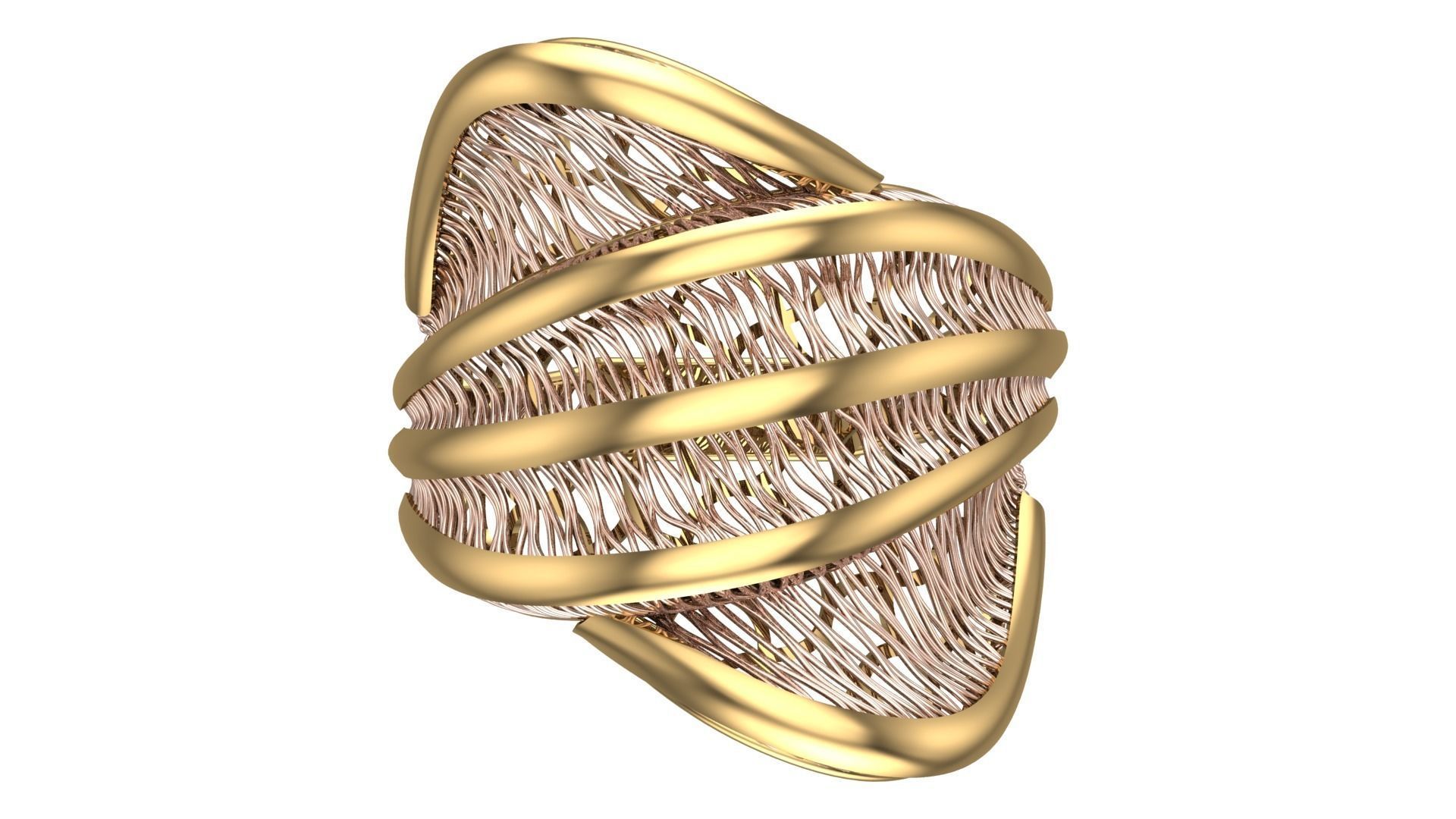 Batch file of 11 ring collections 3D print model_9
