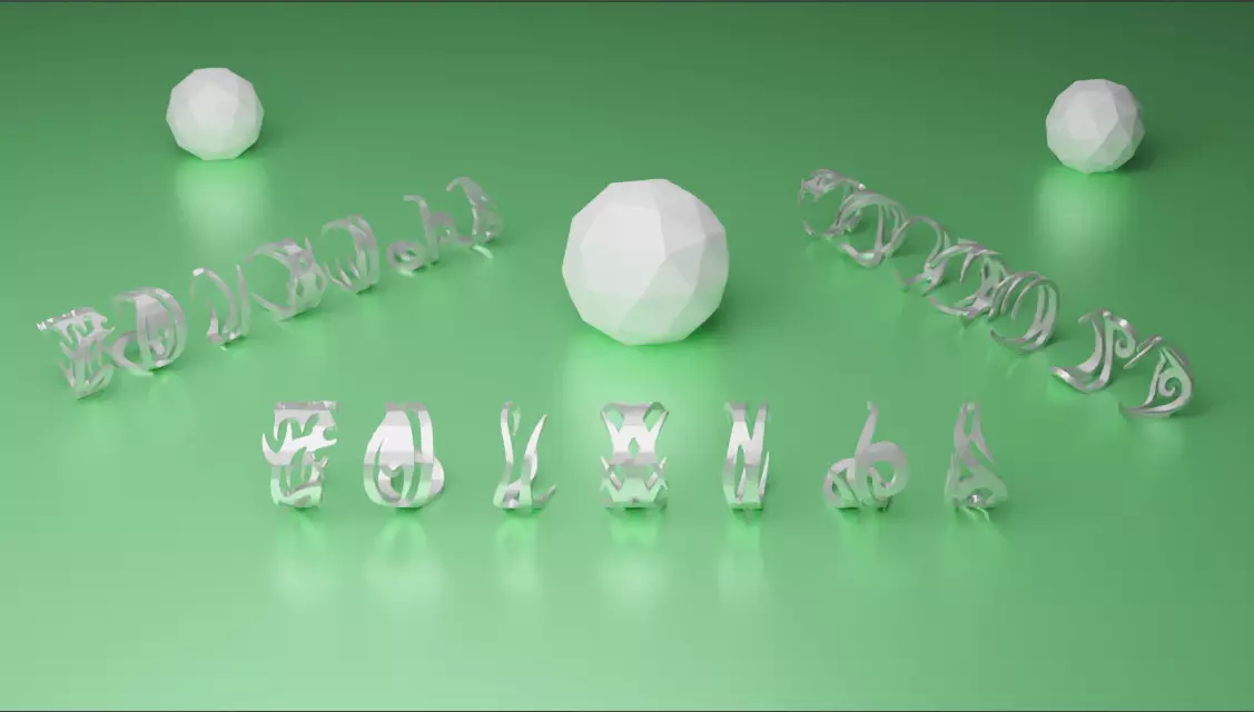 free rings Free 3D print model