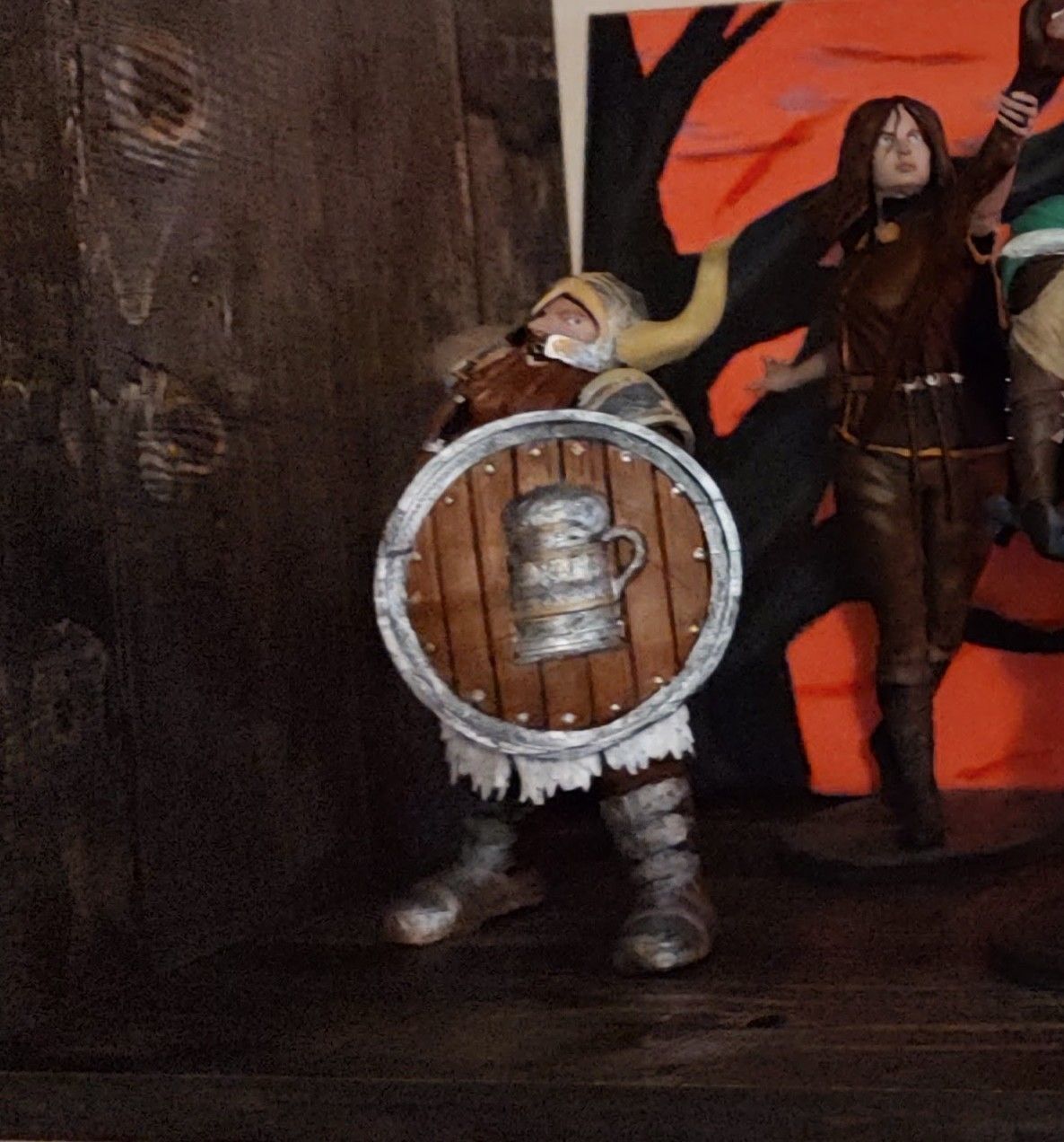 Dwarf Fighter - Bruenor Battlehammer 3D print model_4