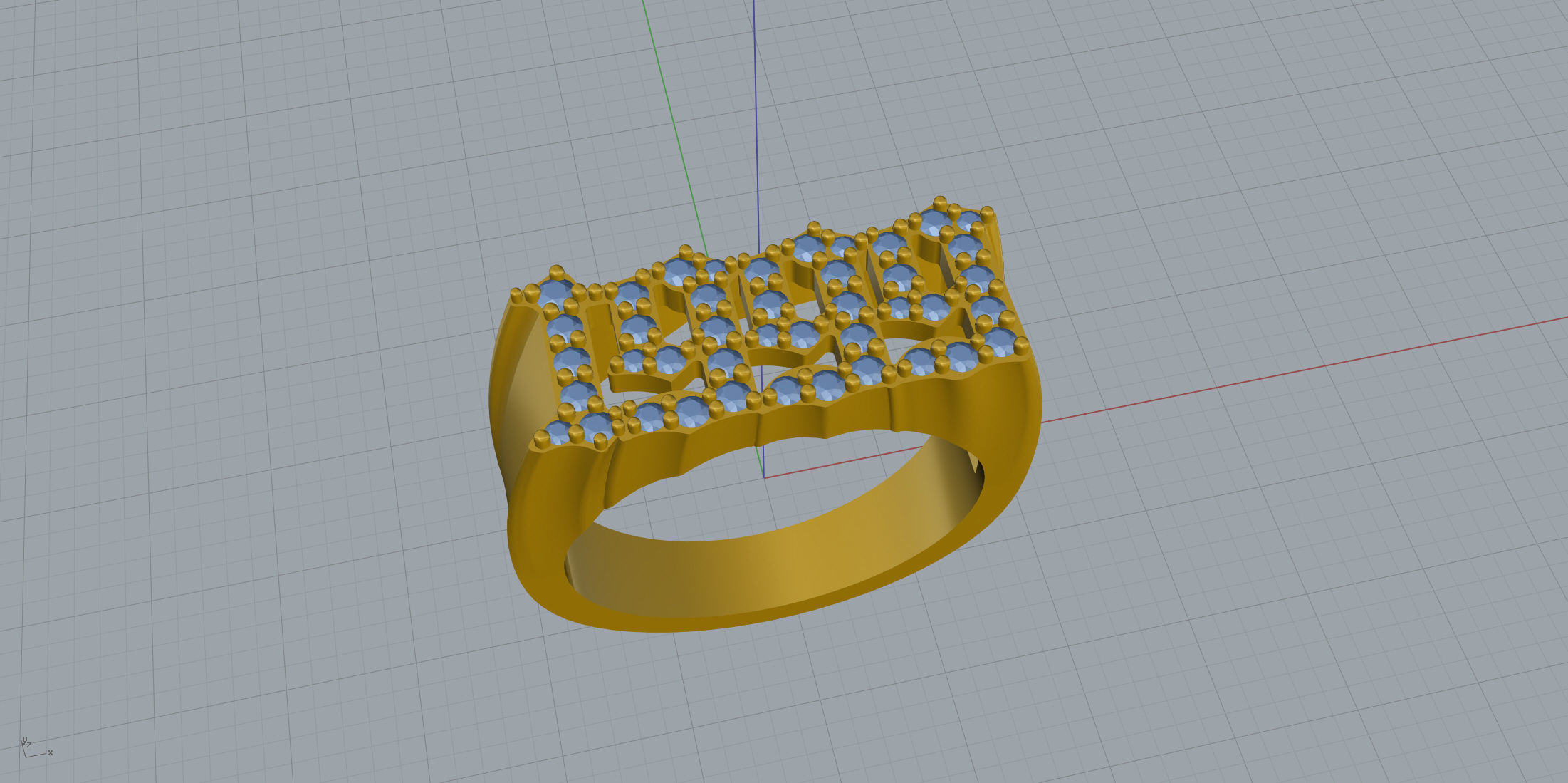 1999 Ring Size 16 5  3D print model_2