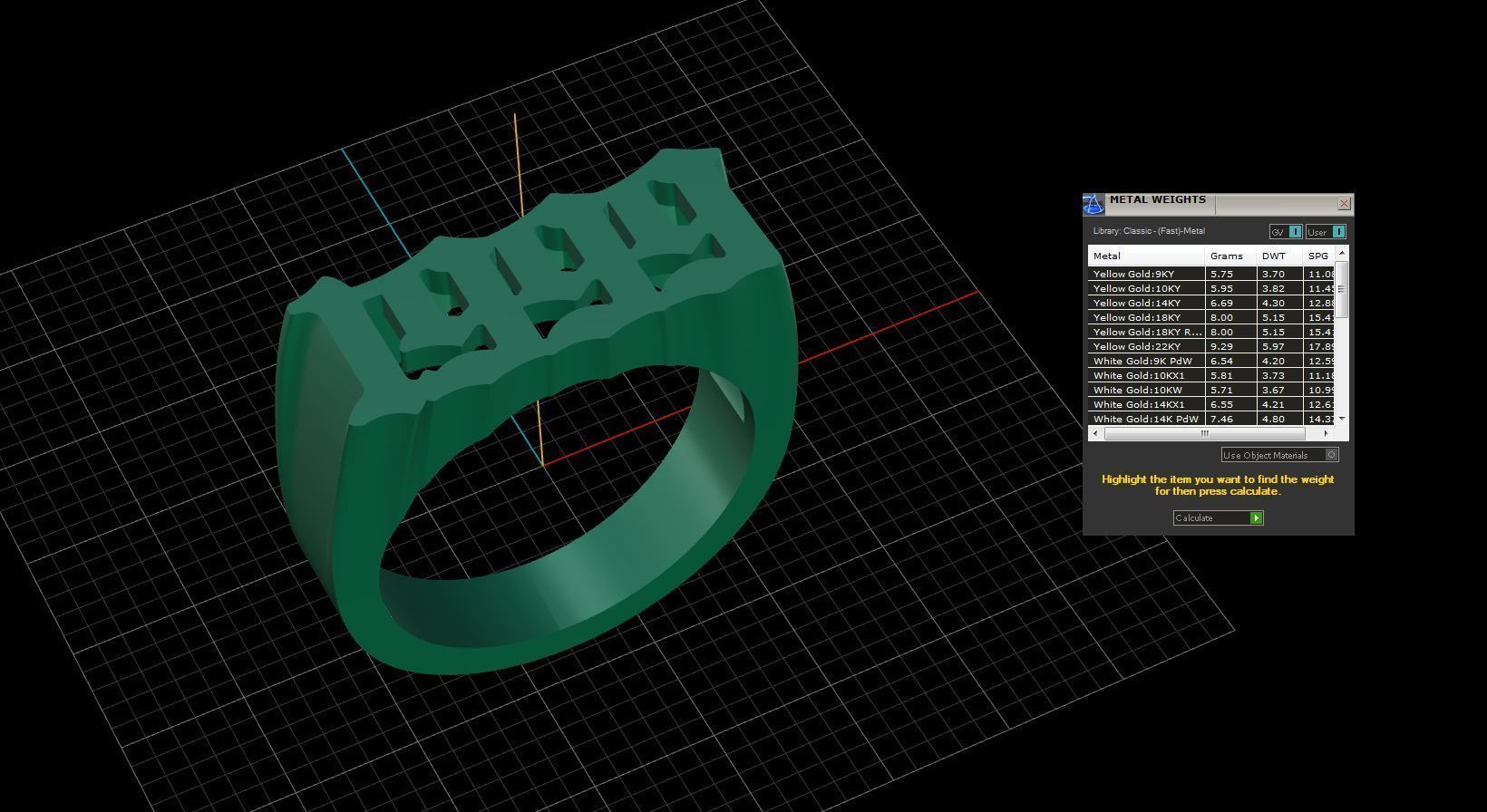 1999 Ring Size 16 5  3D print model_3