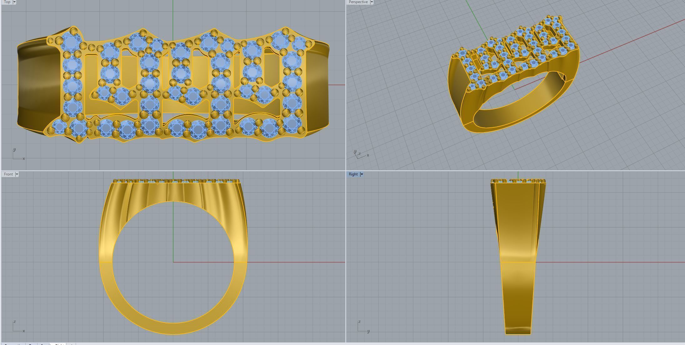 1999 Ring Size 16 5  3D print model_11