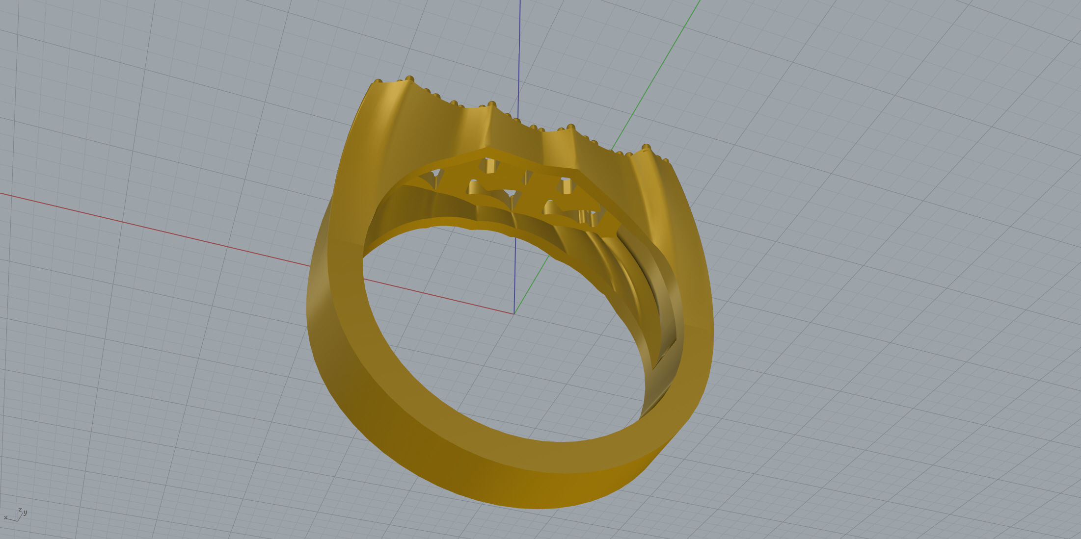 1999 Ring Size 16 5  3D print model_7