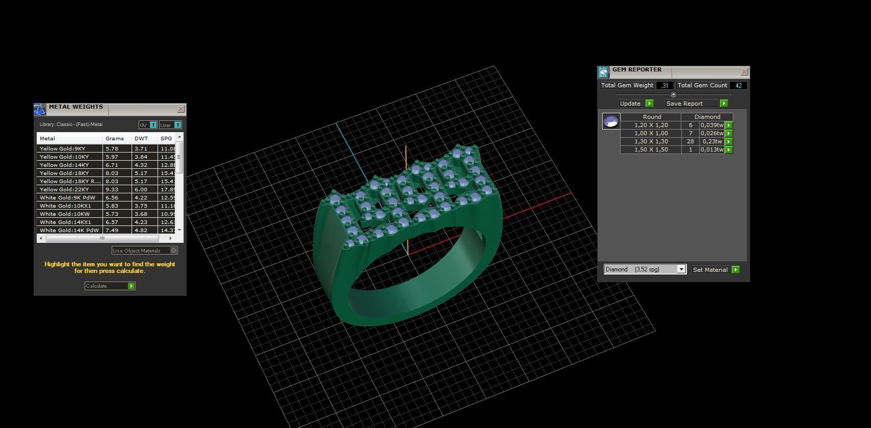 1999 Ring Size 16 5  3D print model_4