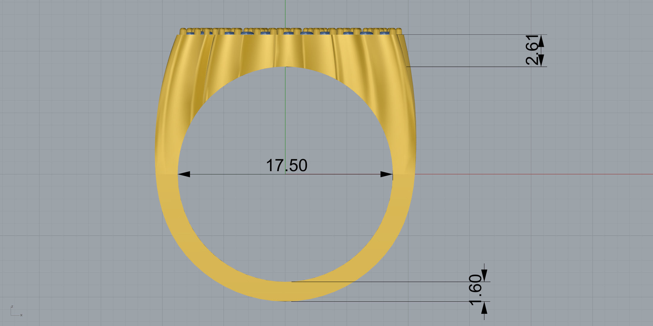 1999 Ring Size 17 5 3D print model_9