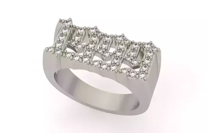 1999 Ring Size 17 5 3D print model