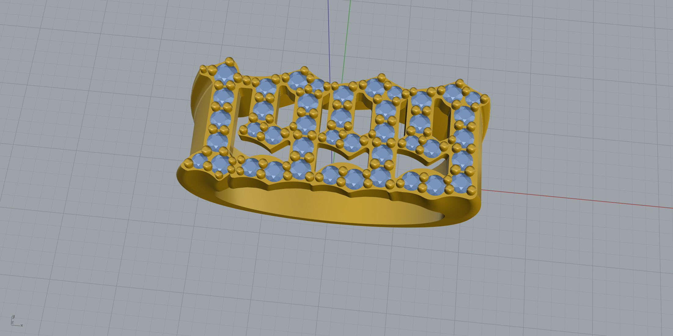 1999 Ring Size 18 5 3D print model_8