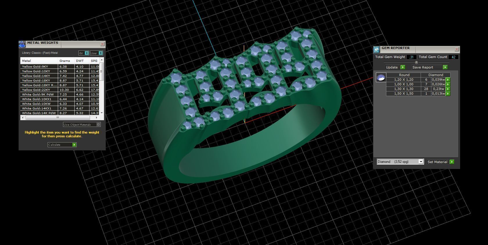 1999 Ring Size 18 5 3D print model_4