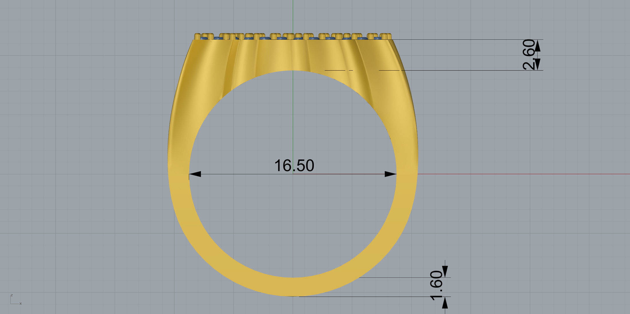 2000 Ring Size 16 5 3D print model_9