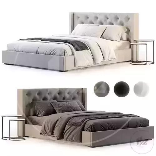 Rh Mdena Diamond Bed 3D model