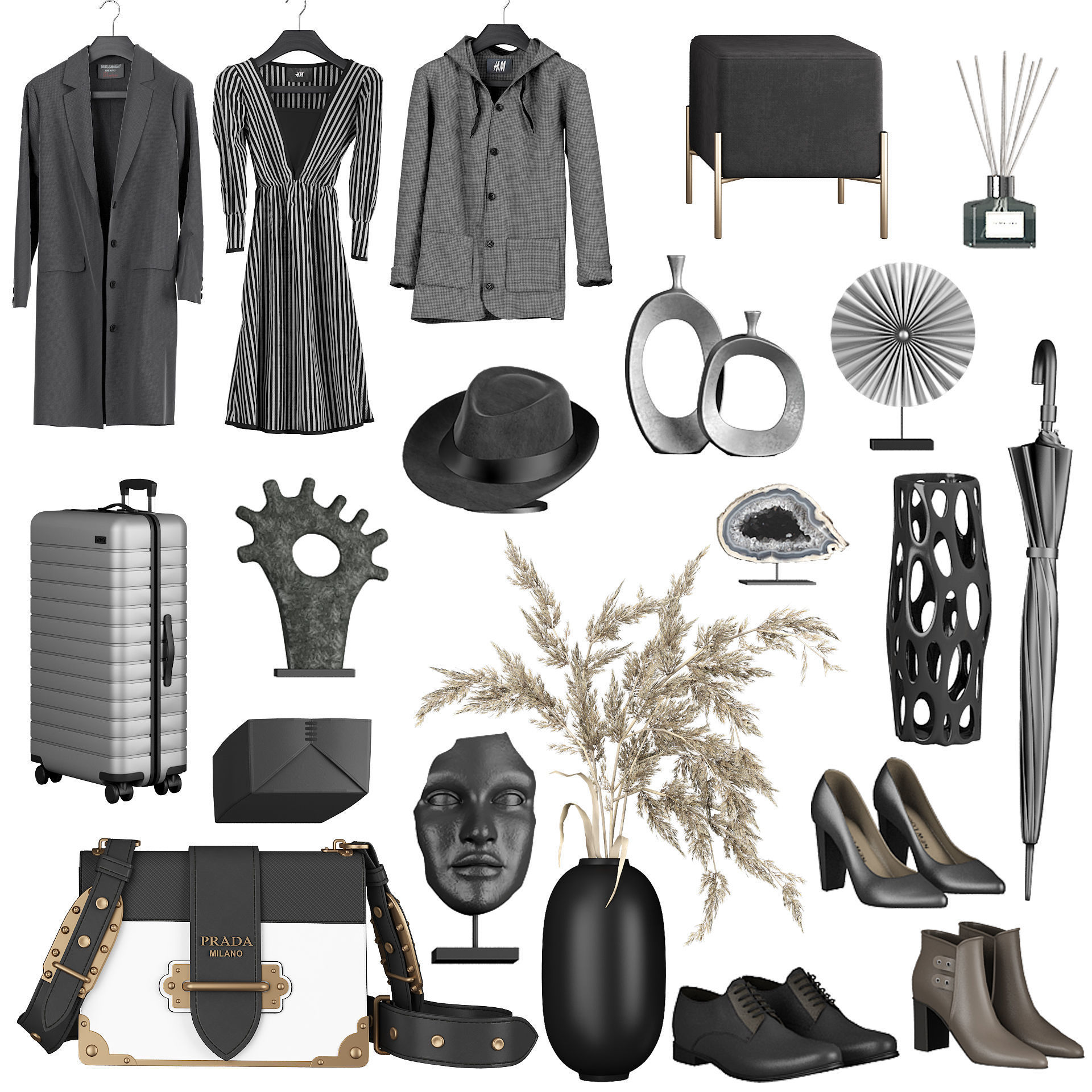 Entryway furniture 102  3D model_2