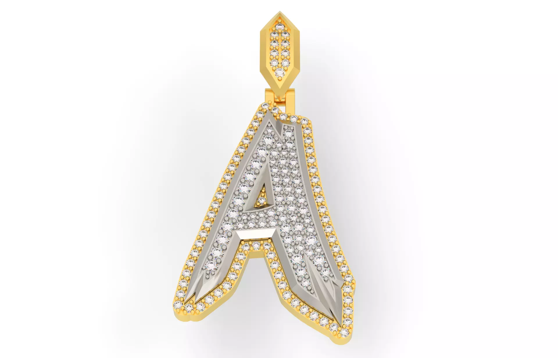 Sketch Font A 3D print model_0