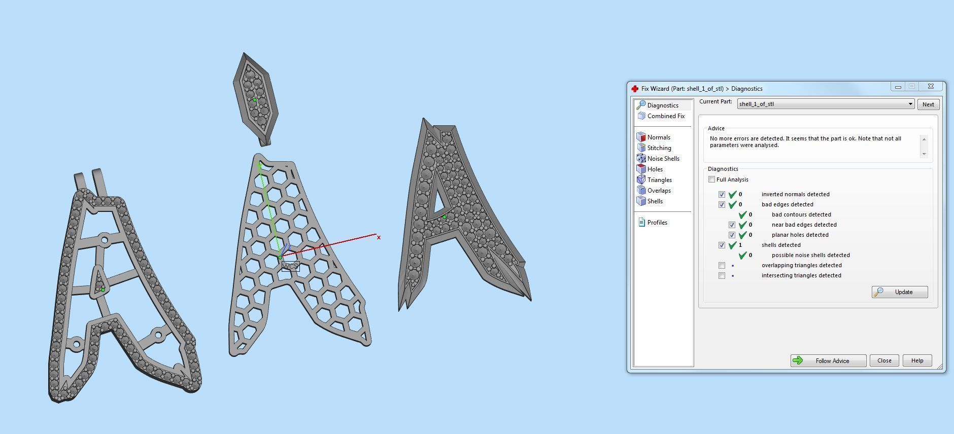 Sketch Font A 3D print model_2