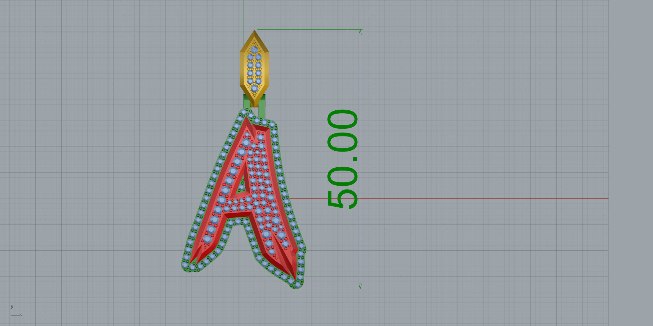 Sketch Font A 3D print model_8