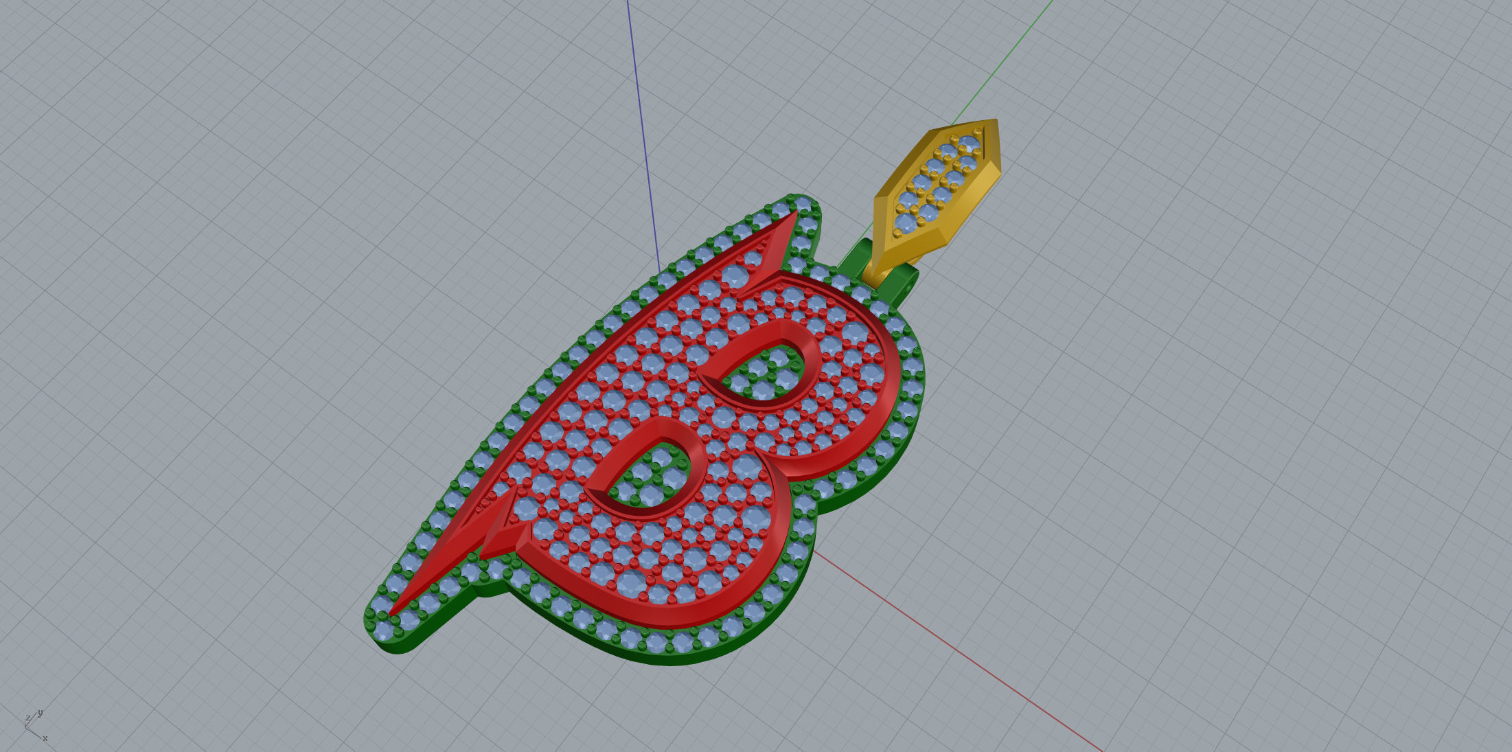 Sketch Font B 3D print model_7