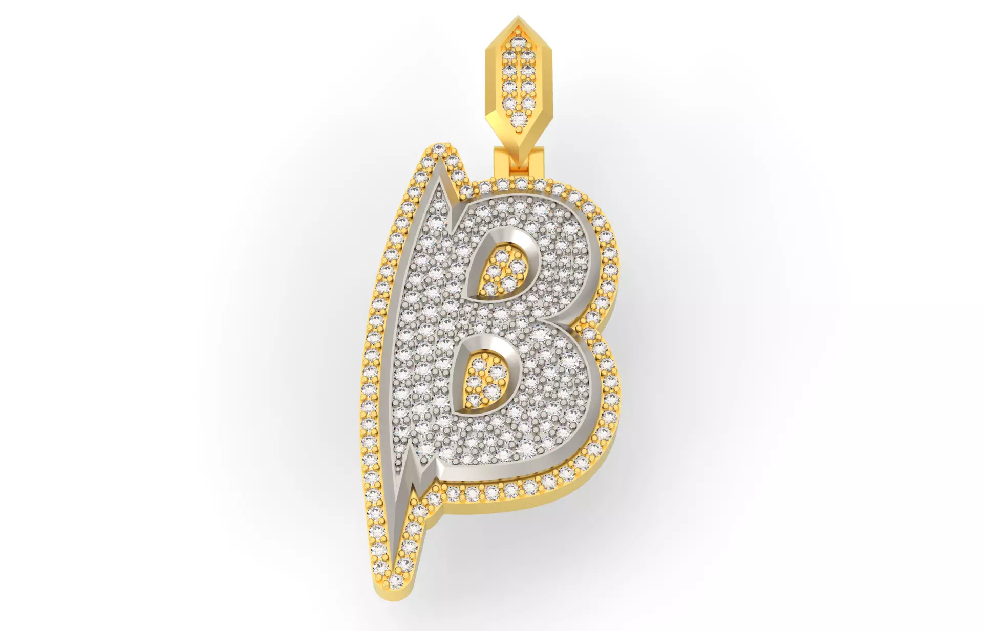 Sketch Font B 3D print model_0