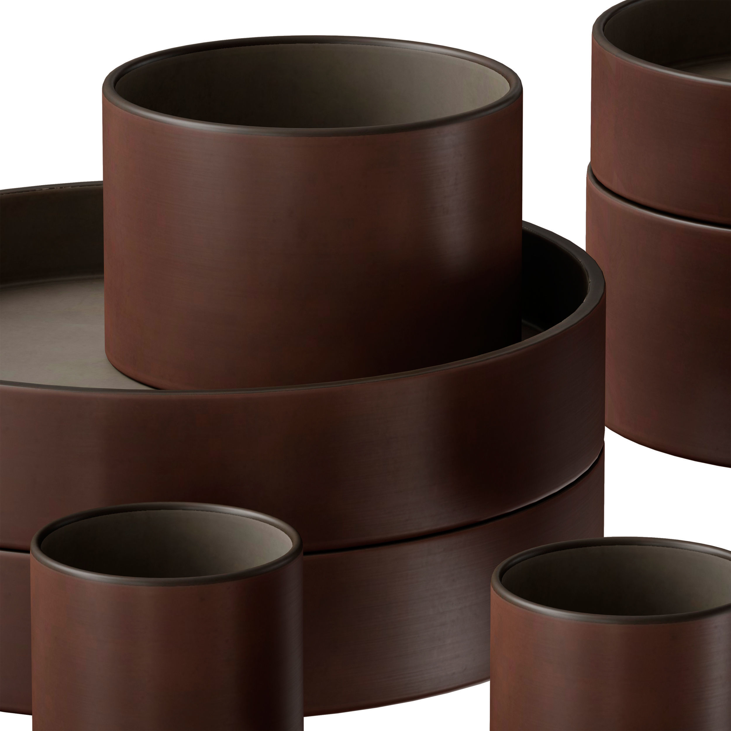 Minimalistic tableware set 3D model_9