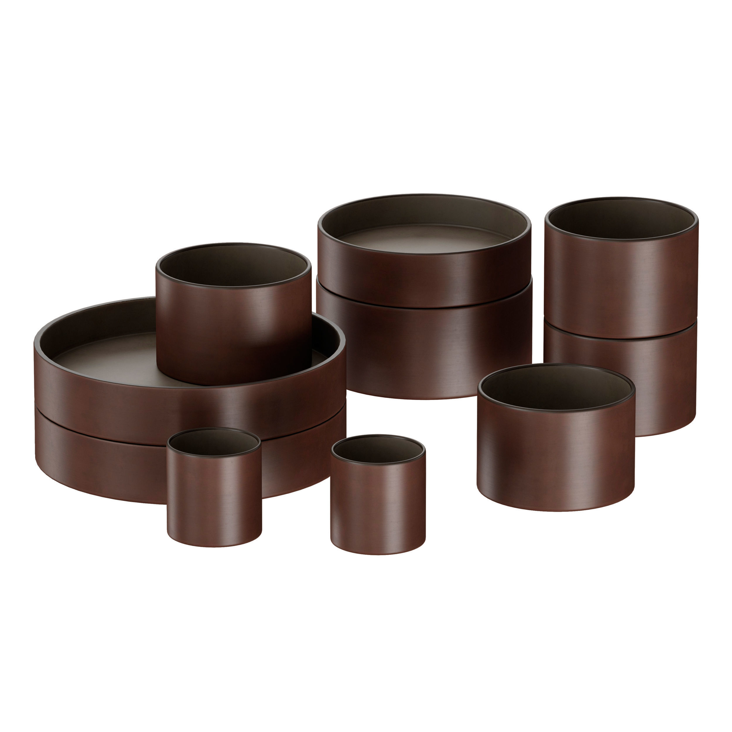 Minimalistic tableware set 3D model_5