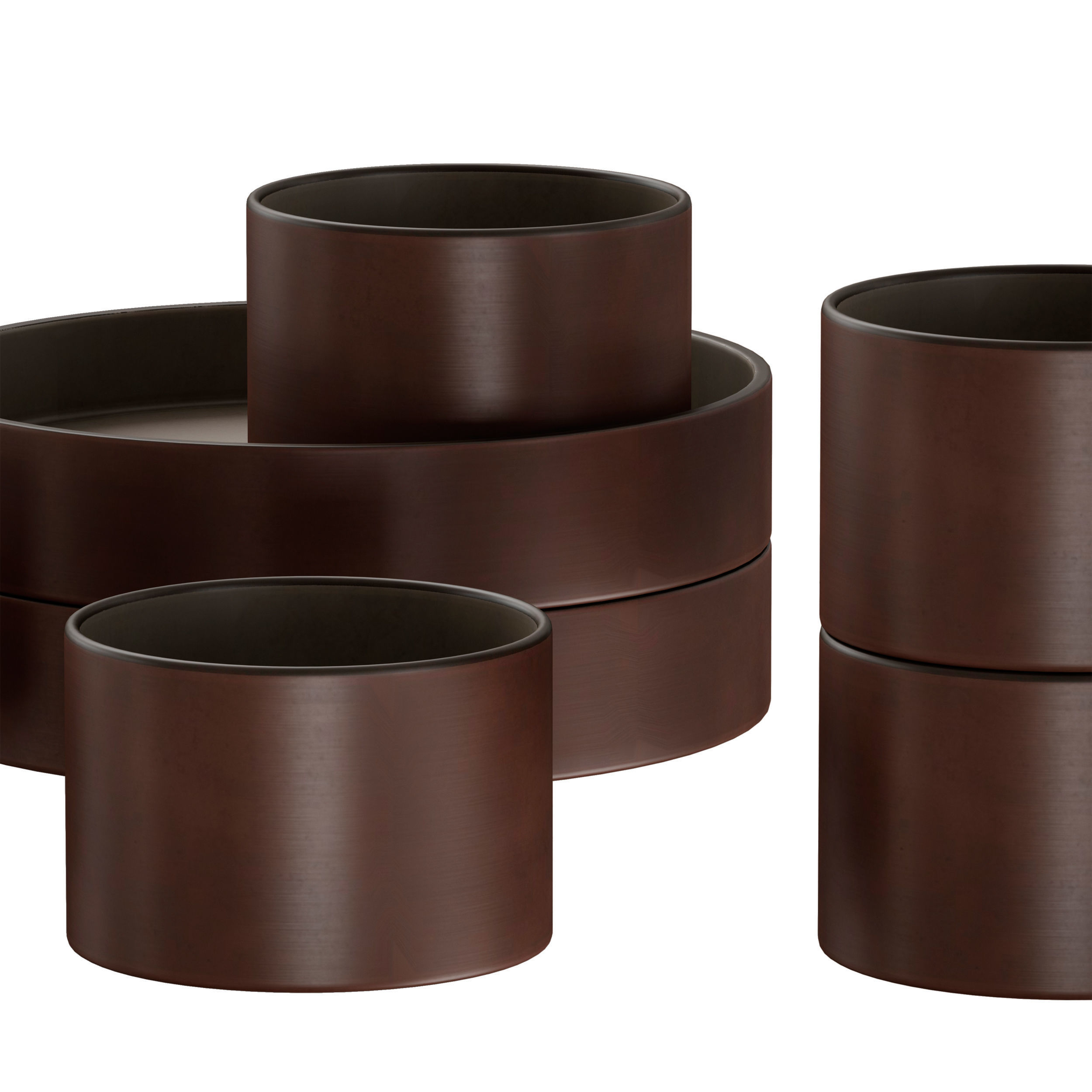 Minimalistic tableware set 3D model_8