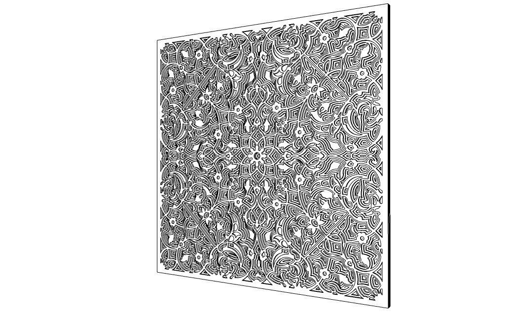 multilayer art work 3D print model_3