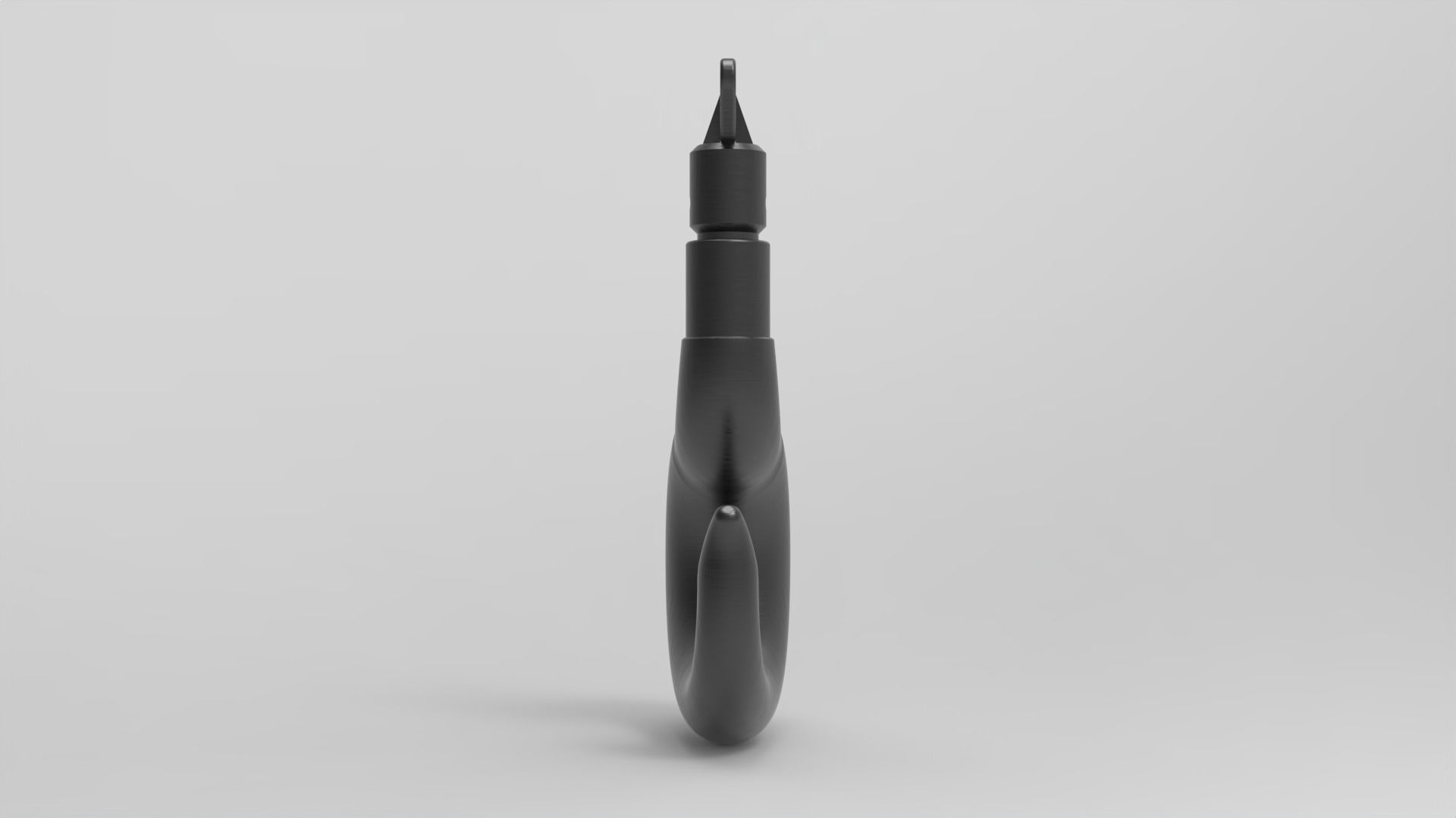 Steel Hook 3D print model_2