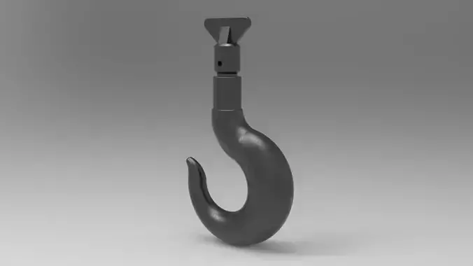 Steel Hook 3D print model