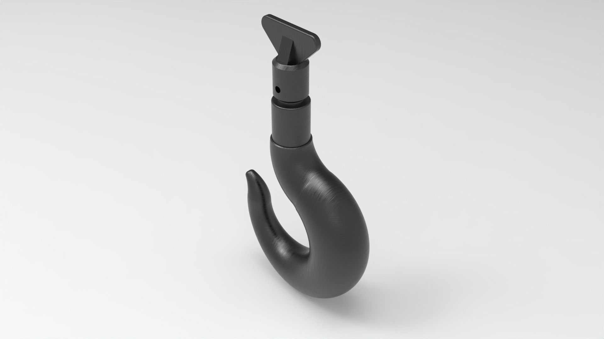 Steel Hook 3D print model_4