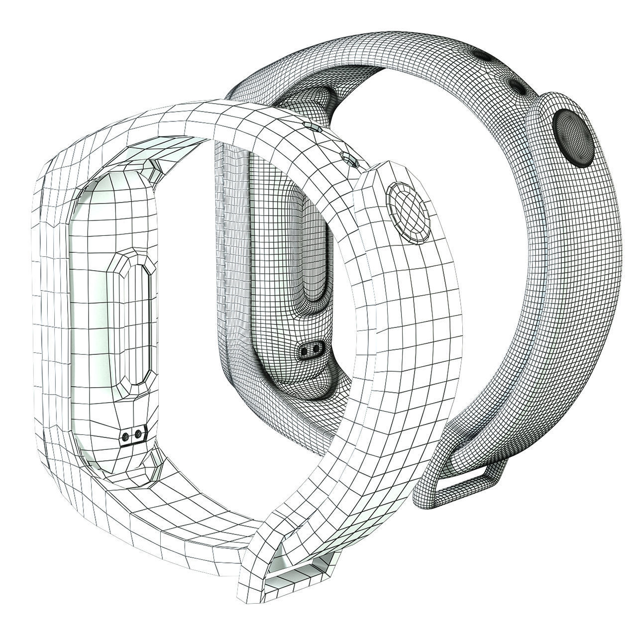 Xiaomi Mi Smart Band 4 3D model_7