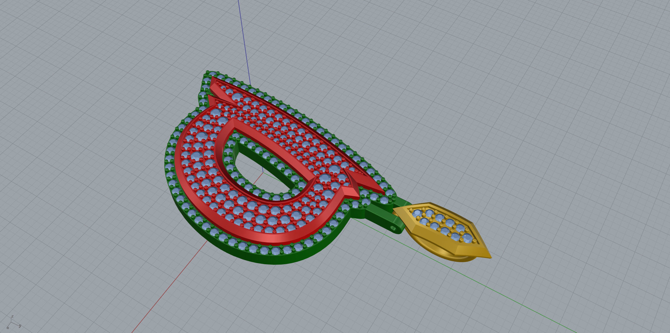 Sketch Font D 3D print model_6