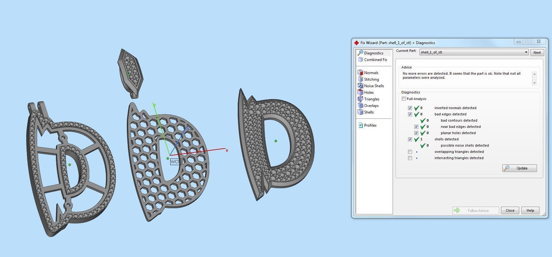 Sketch Font D 3D print model_2