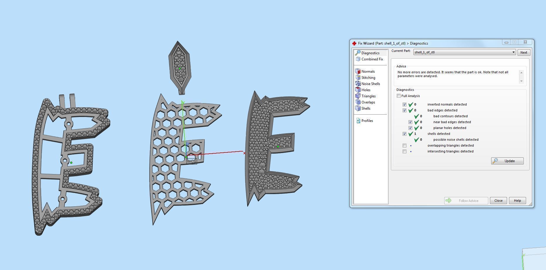 Sketch Font E 3D print model_2