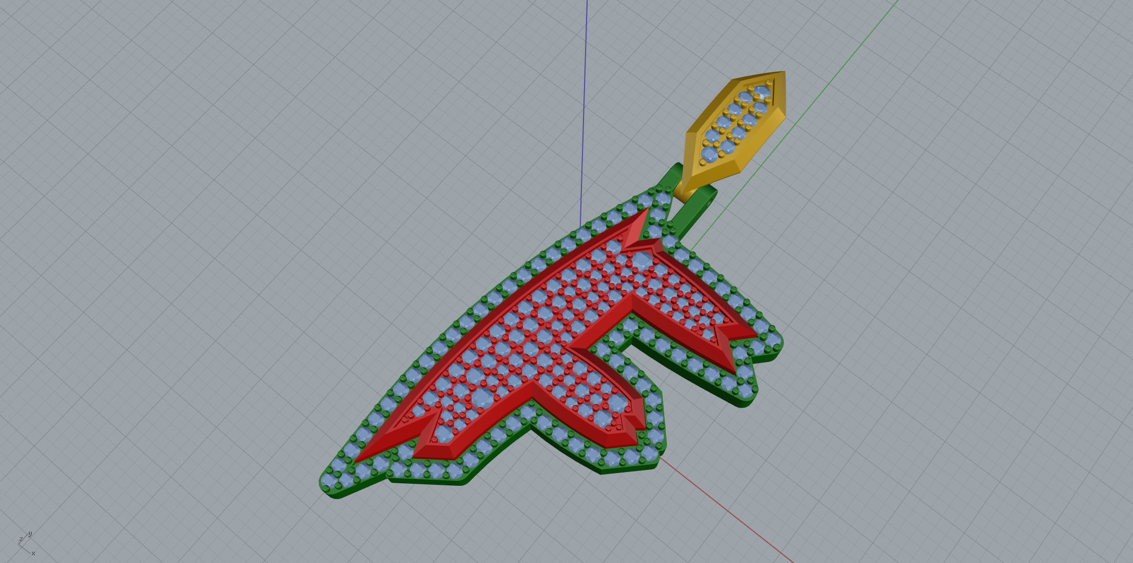 Sketch Font F 3D print model_7