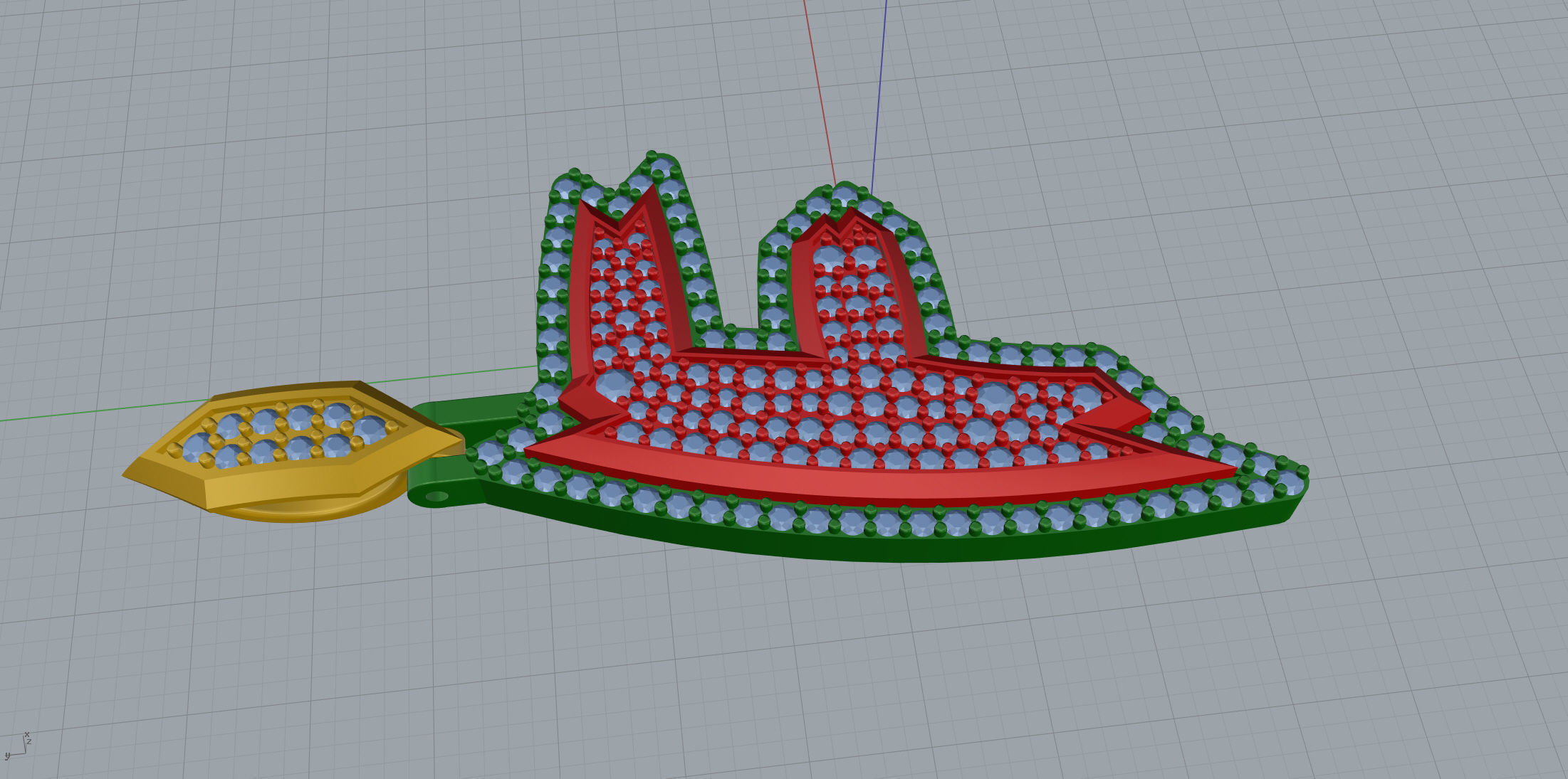 Sketch Font F 3D print model_4