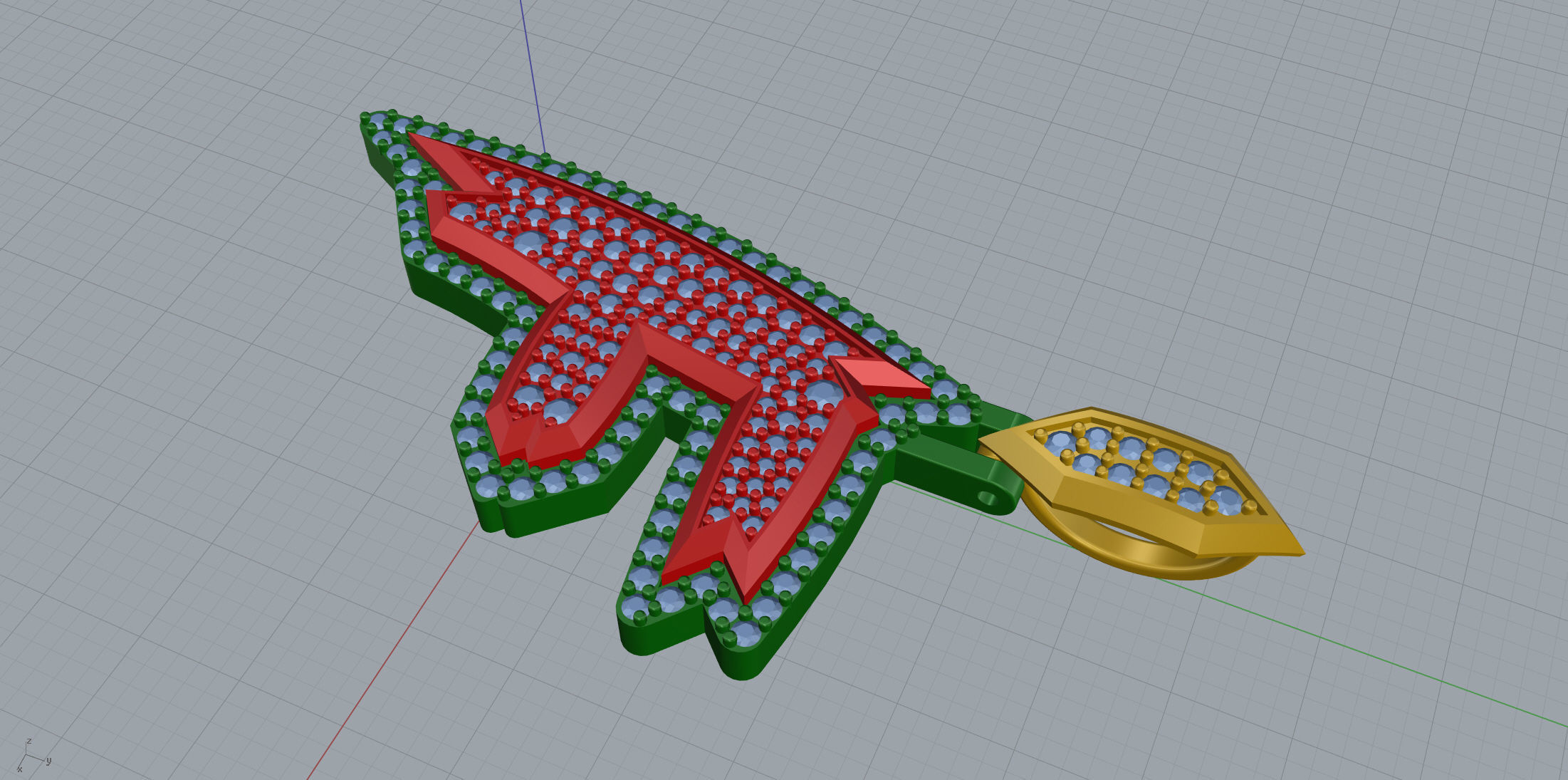 Sketch Font F 3D print model_6