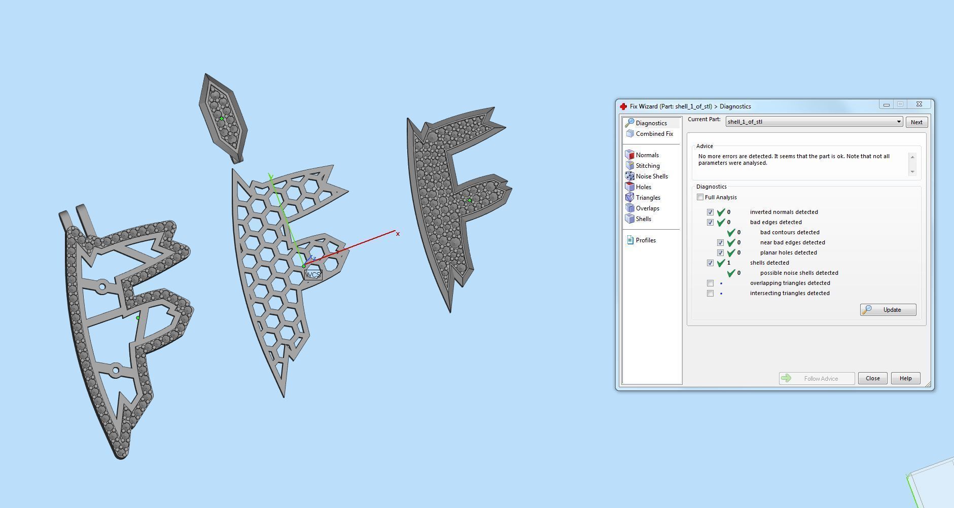 Sketch Font F 3D print model_2