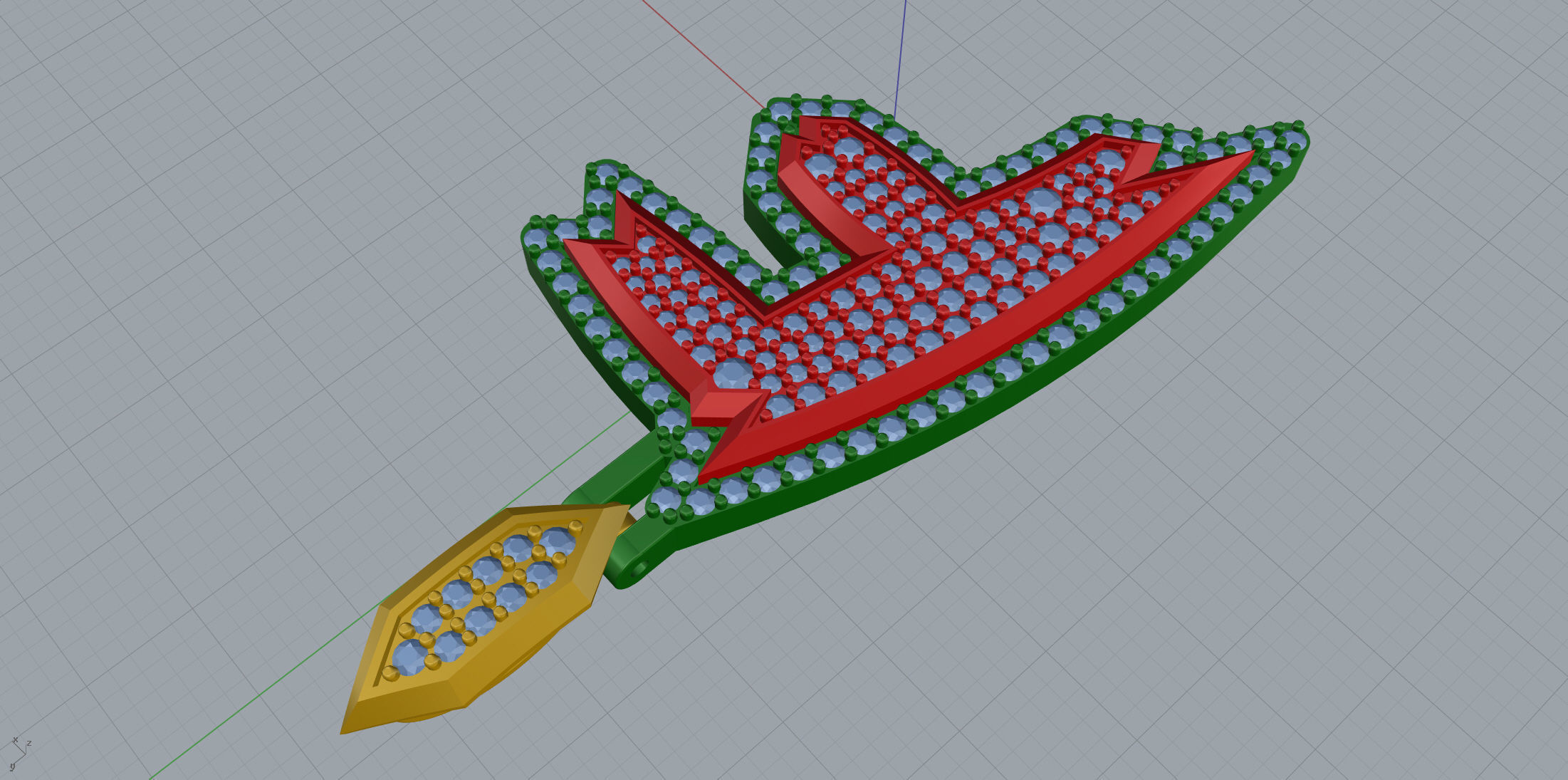 Sketch Font F 3D print model_5