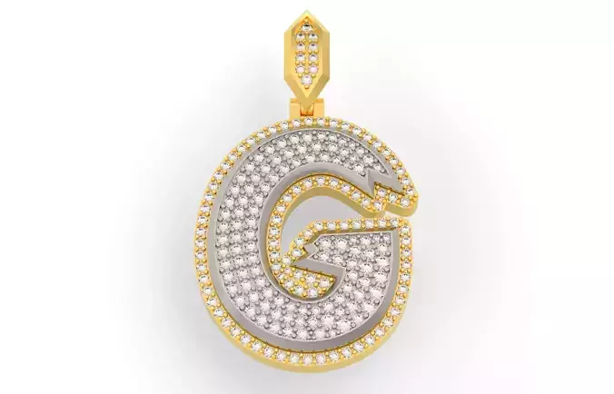 Sketch Font G 3D print model