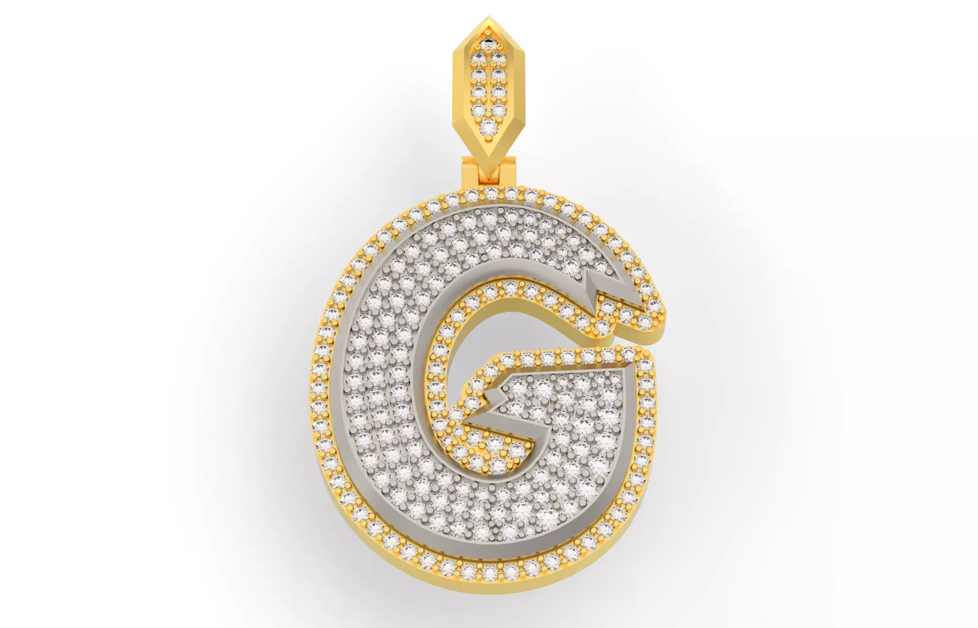 Sketch Font G 3D print model