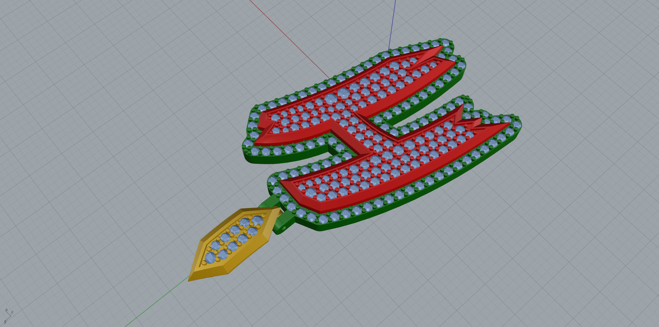 Sketch Font H 3D print model_5