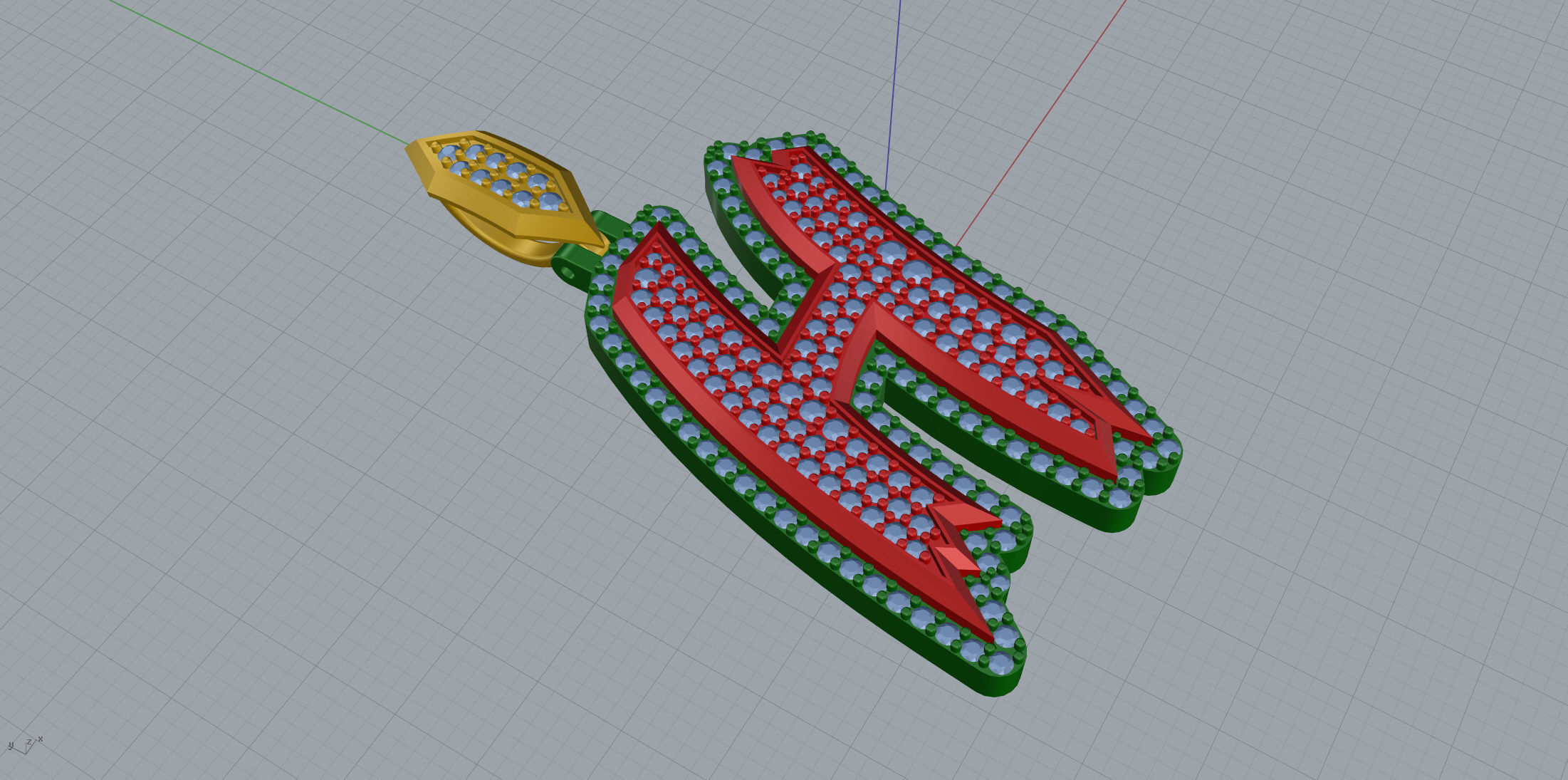 Sketch Font H 3D print model_4