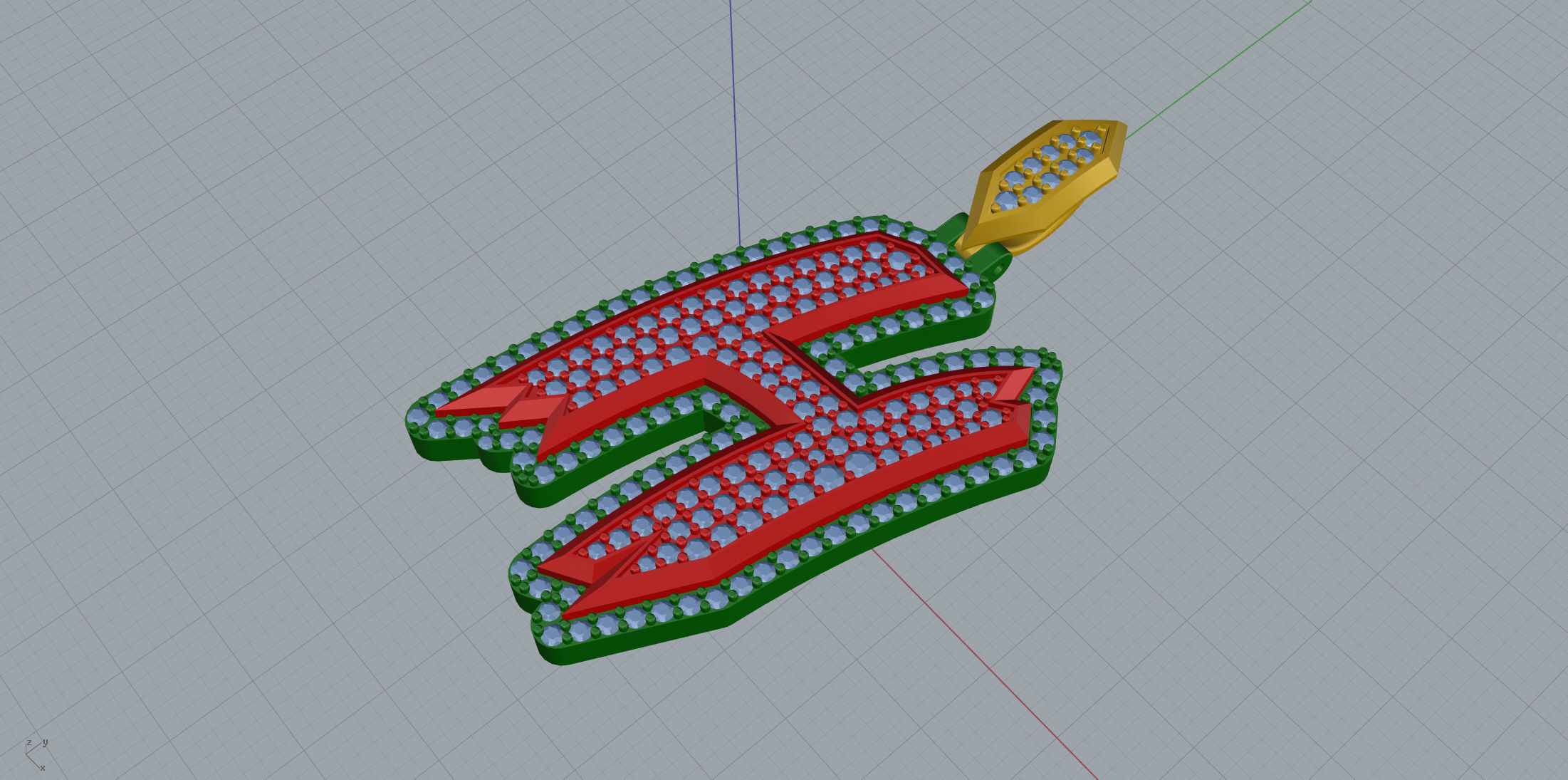 Sketch Font H 3D print model_7