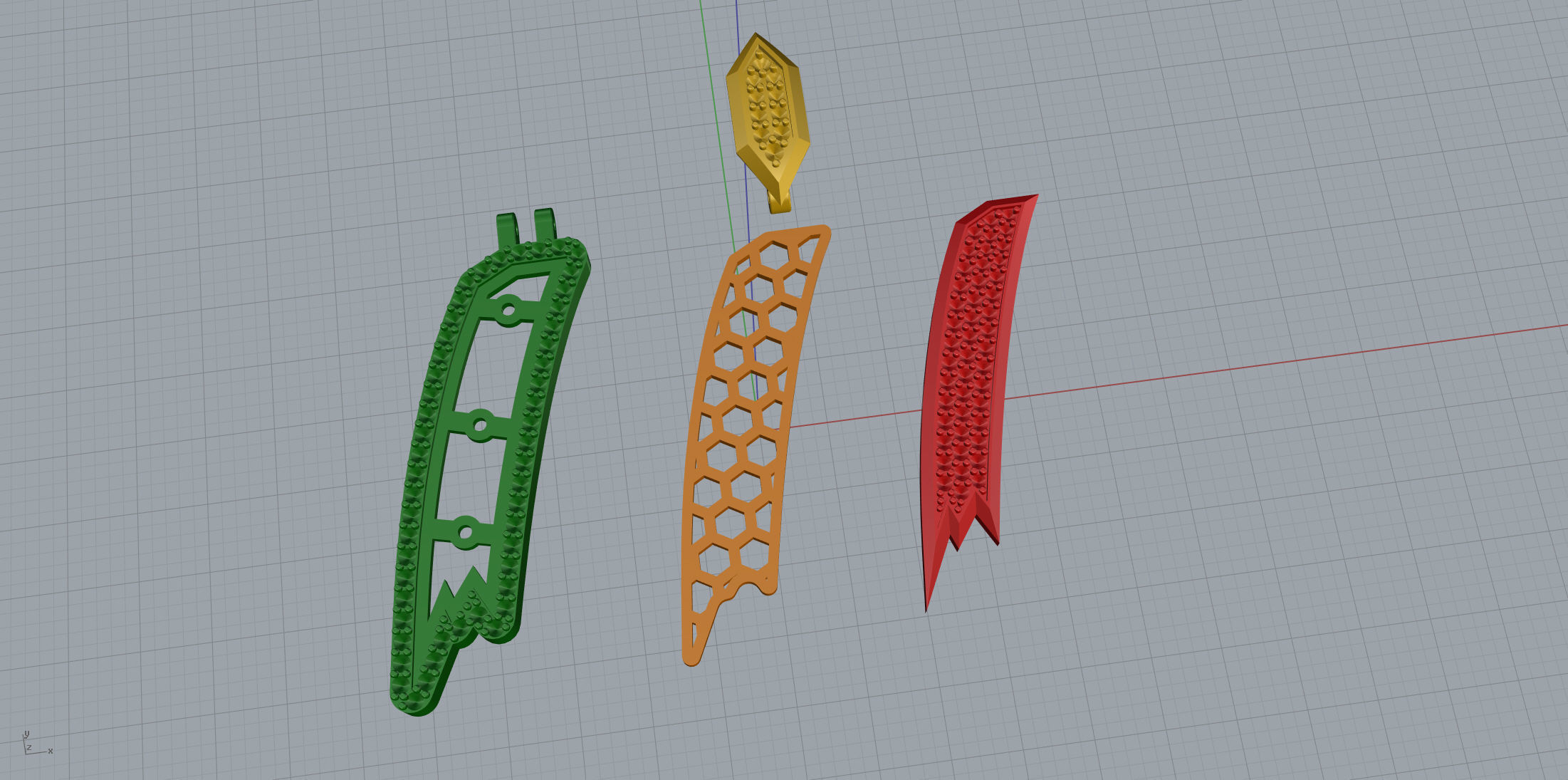 Sketch Font I 3D print model_9