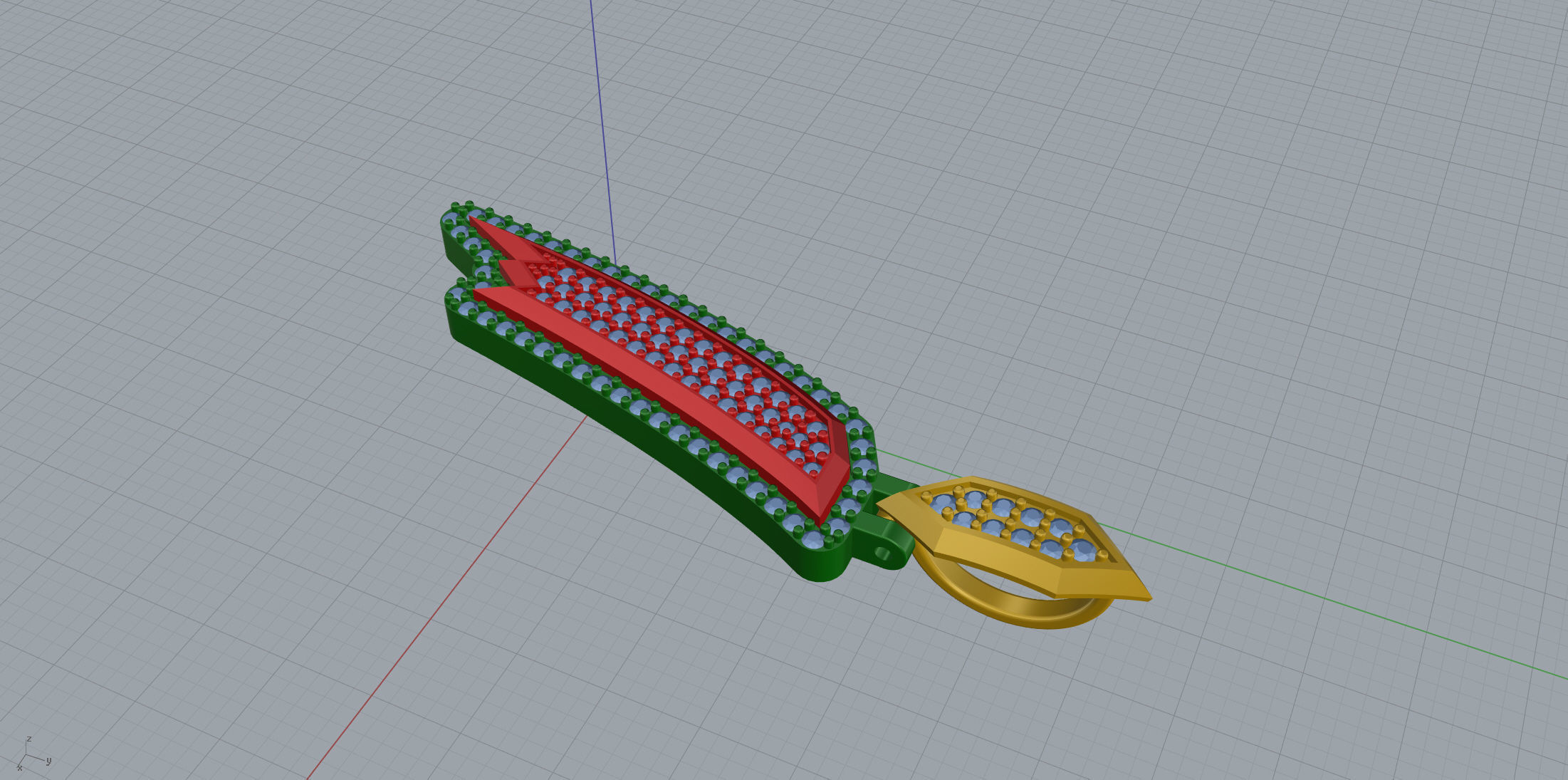 Sketch Font I 3D print model_6