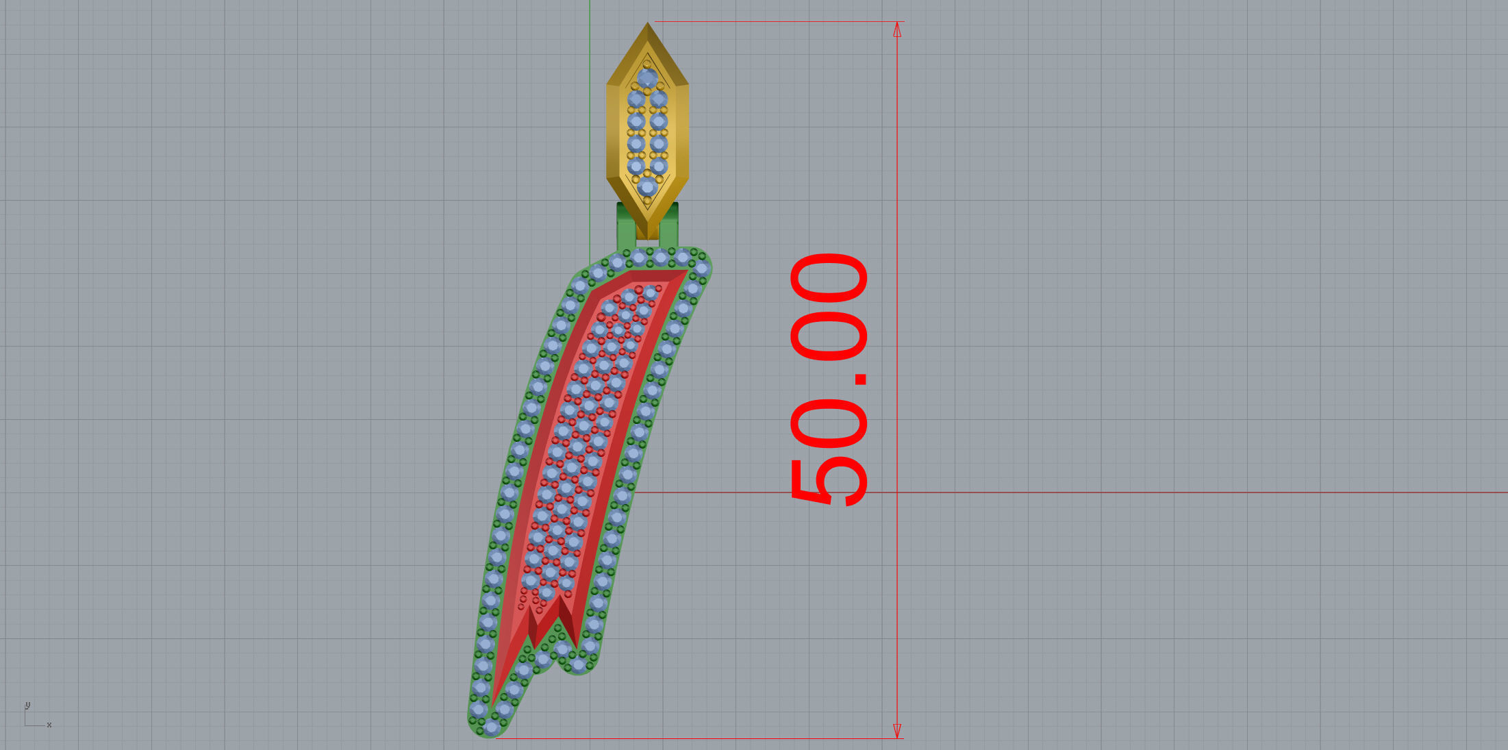 Sketch Font I 3D print model_8